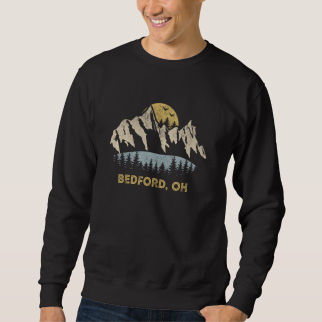 Sweatshirt Bedford Ohio Mountain Sunset Sunrise OH (Devant)