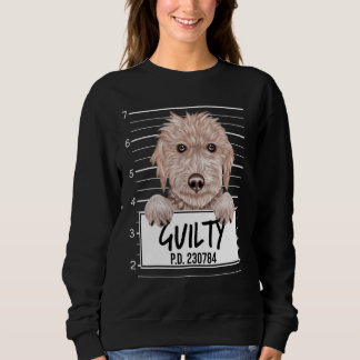 Sweatshirt Bedlington Terrier Mugshot Guilty Chien