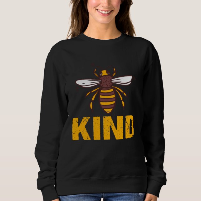 Sweatshirt Bee Kind  Women Cute Bee Clothes Be Kind Kids Girl (Devant)