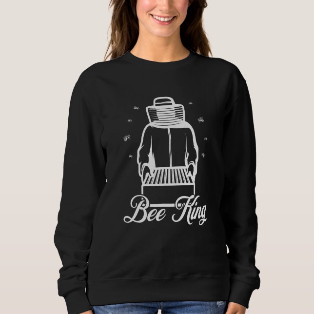 Sweatshirt Bee King Honeybee Beekeeper (Devant)