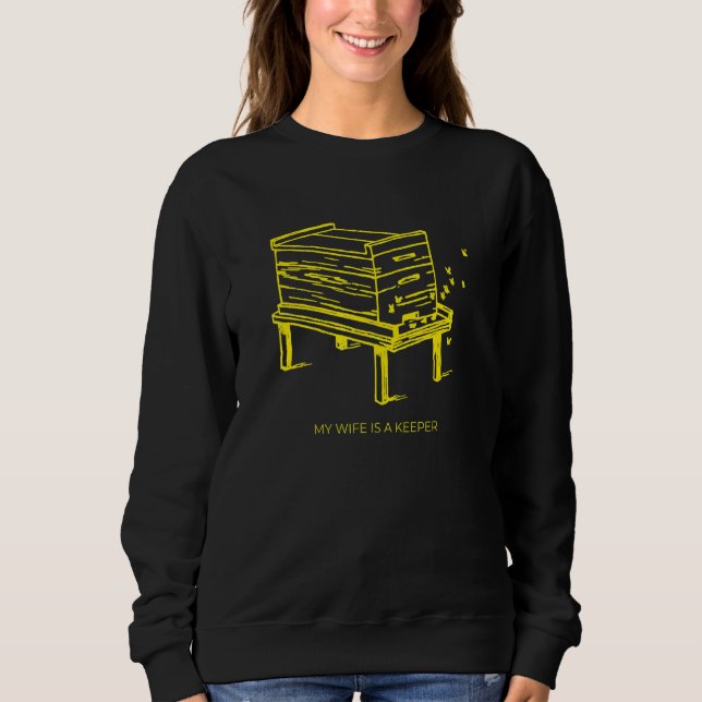 Sweatshirt Beekeeper Husband Honey Bee Beehive (Devant)