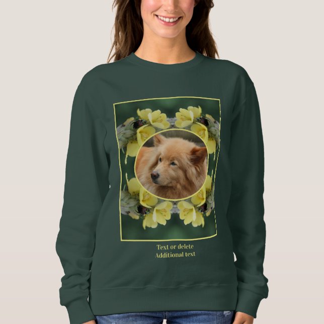 Sweatshirt Beetle sur Mullein Flower Créez votre propre photo (Devant)