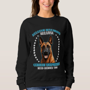 SWEATSHIRT BELGE SHEPERD PARCE QUE LES SHEPHERDS ALLEMANDS ON