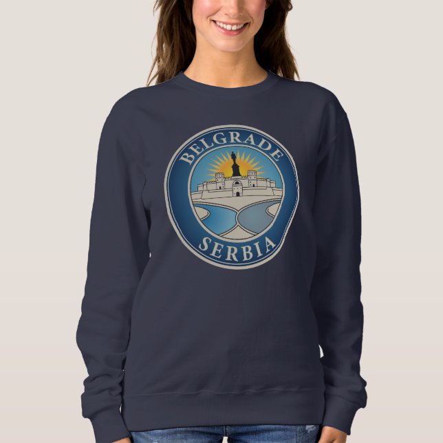 Sweatshirt Belgrade Serbia Eastern Europe (Devant)