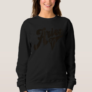 Sweatshirt Bélier Rétro Zodiaque Astrologie Horoscope Bélier