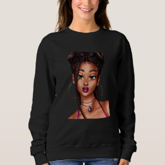 Sweatshirt Belle fille africaine femme noire