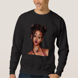 Sweatshirt Belle fille africaine femme noire