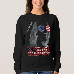 Sweatshirt Ben Boit En 1776 Lunettes de soleil Fête de l'Indé