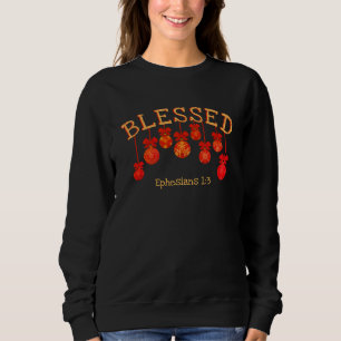 Sweatshirt BÉNÉFICE Baubles Noël chrétien