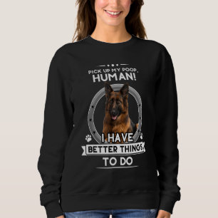 Sweatshirt Berger allemand Shepard Chien Maman Papa Joke Anim