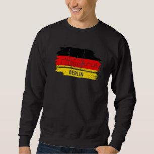 Sweatshirt Berlin Allemagne Drapeau Deutsche Flagge Deutschla