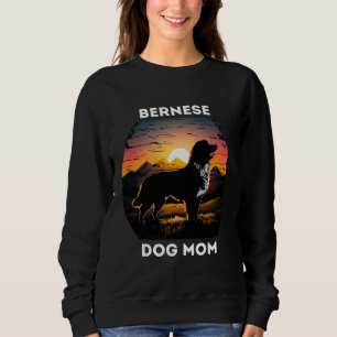 Sweatshirt Bernese et le soleil levant pour Bernese Dog Mom