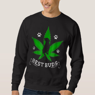 Sweatshirt Best Buy Funny Pitbull Weed Dog