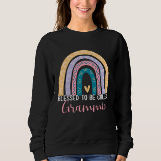 Sweatshirt Best Mom Grandma Blessed To Be Called Grammie Boho