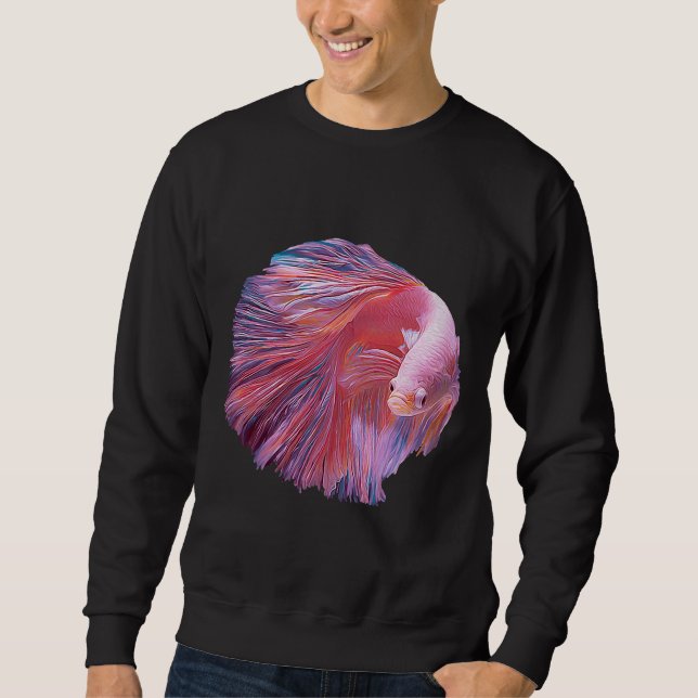 Sweatshirt Betta Combattre le poisson (Devant)