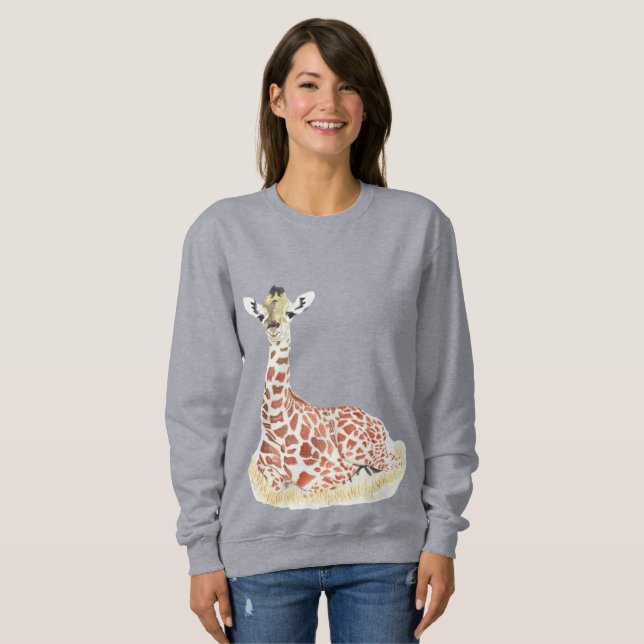 Sweatshirt Betty La Giraffe (Devant entier)