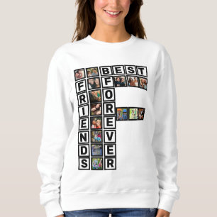 Sweatshirt BFF Best Friends Forever 15 Photo Collage Modèle
