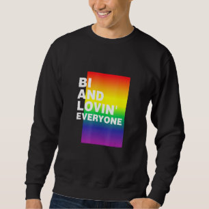 Sweatshirt Bi Et Aimer Tout Le Monde Lgbtq Pride Bi Pride Bi