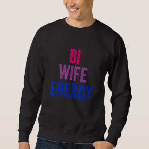 Sweatshirt Bi Femme Énergie Bisexual Pride Bisexual Drapeau L