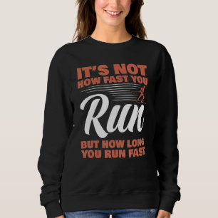 Sweatshirt Biathlon Ce n'est pas la vitesse à laquelle vous c