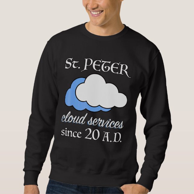 Sweatshirt Bible chrétienne Verse Saint Pierre Météo (Devant)