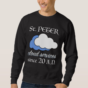 Sweatshirt Bible chrétienne Verse Saint Pierre Météo