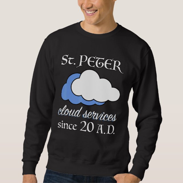Sweatshirt Bible chrétienne Verse Saint Pierre Météo (Devant)