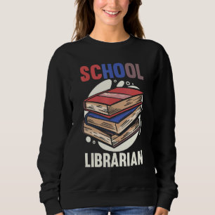 Sweatshirt Bibliothèque Retour À L'École Vêtements Bibliothéc