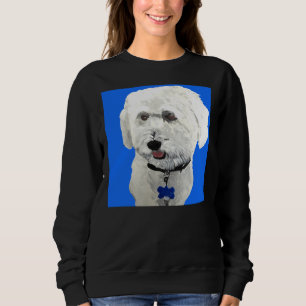 Sweatshirt Bichon Bleu