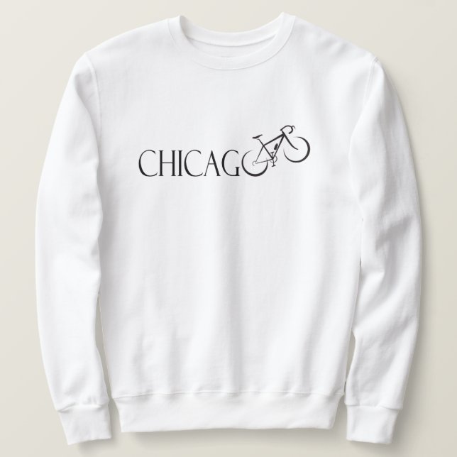 Sweatshirt Bicycle Chicago (Design devant)