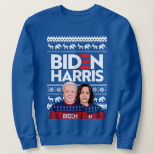 SWEATSHIRT BIDEN HARRIS UGLY SWEATER