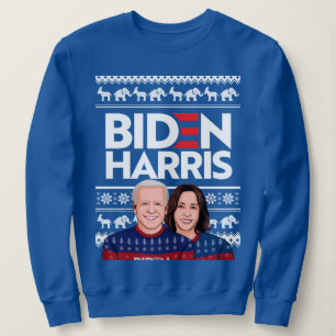 SWEATSHIRT BIDEN HARRIS UGLY SWEATER