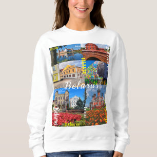Sweatshirt Biélorussie Minsk Grodno Pinsk Borisov Architectur