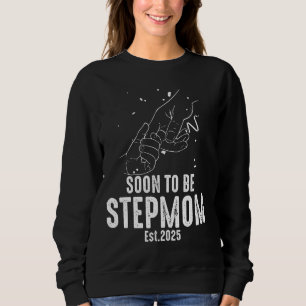 Sweatshirt Bientôt être STEPMOM est 2025 Baby shower de gross