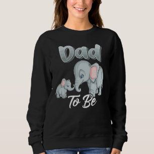 Sweatshirt Bientôt Papa Sera Éléphant Pour Le Sexe Baby showe