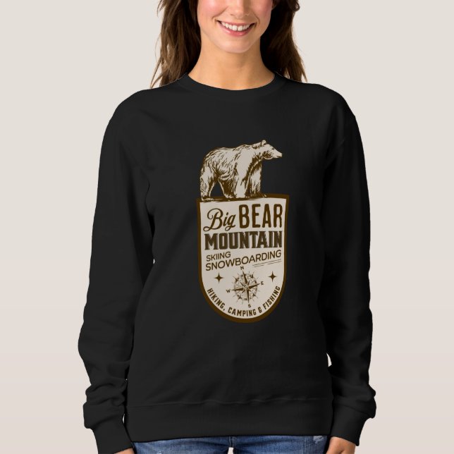 Sweatshirt Big Bear Californie (Devant)
