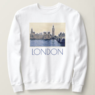 Sweatshirt Big Ben London Watercolor