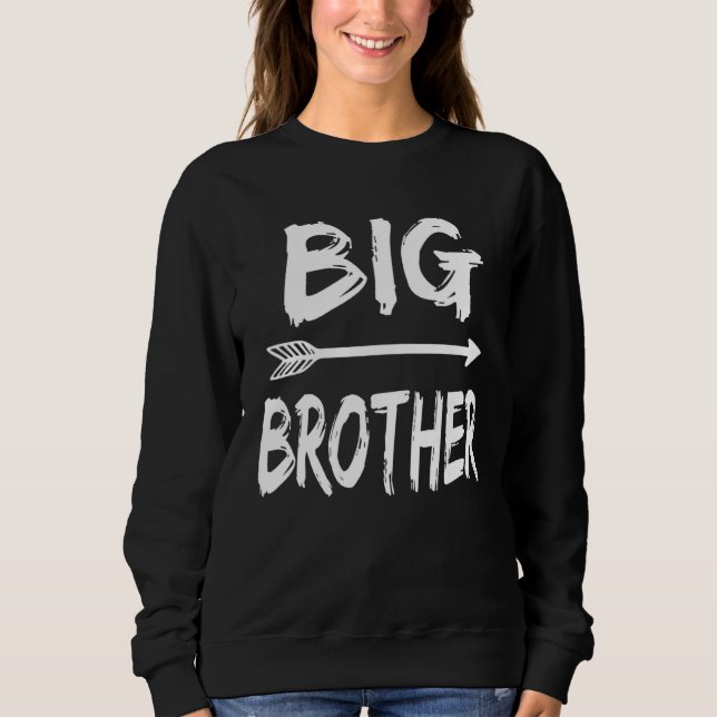 Sweatshirt Big Brother for Boys with Arrow   2023 (Devant)
