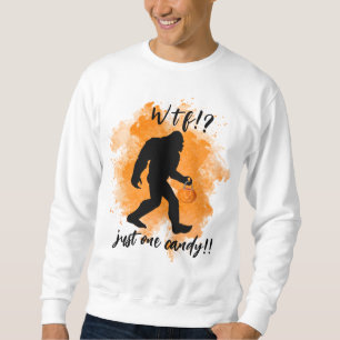 Sweatshirt Big Foot Trick ou Treat Candy Surprise Halloween