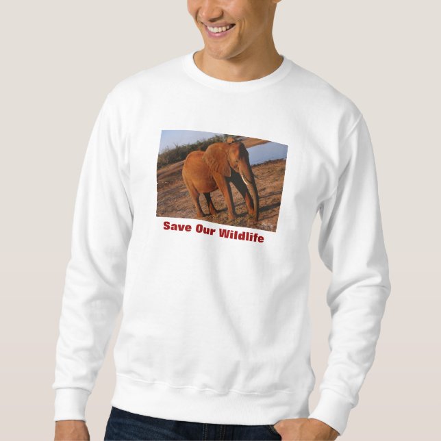 Sweatshirt Big Red Sauver notre faune (Devant)