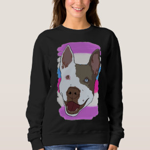Sweatshirt Bigender Pride Pitbull
