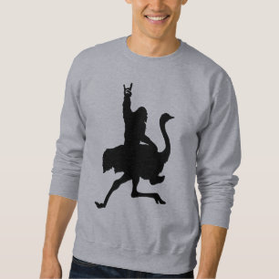 Sweatshirt Bigfoot équitation Ostrich