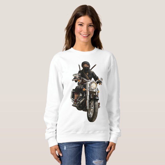 Sweatshirt Biker Ninja (Devant entier)