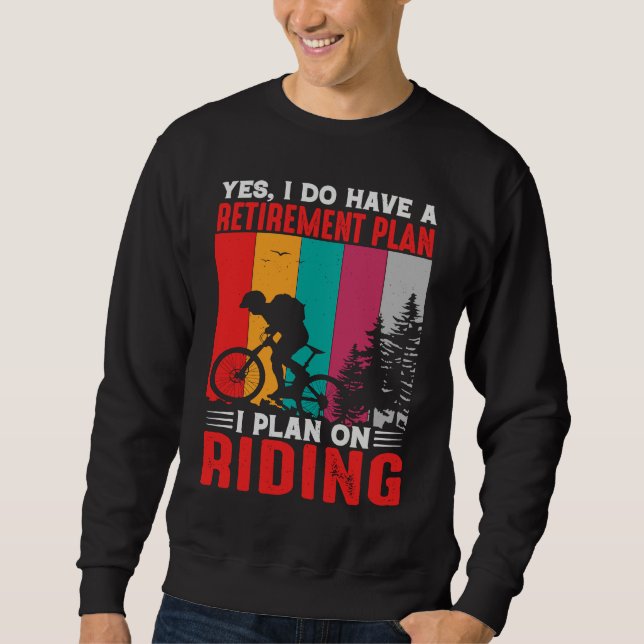 Sweatshirt Biking and Cycling   26 (Devant)