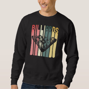 Sweatshirt Billard Pool Bar Sports Retro 8 Ball Stick Playe