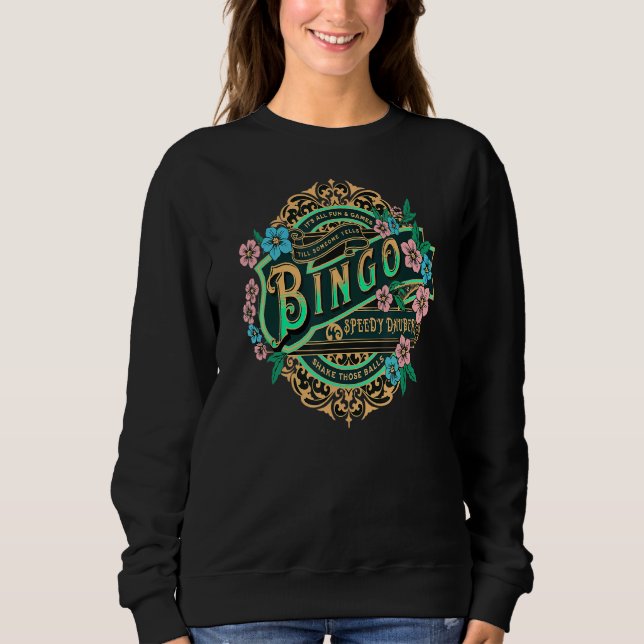 Sweatshirt Bingo Fun & Games (Devant)
