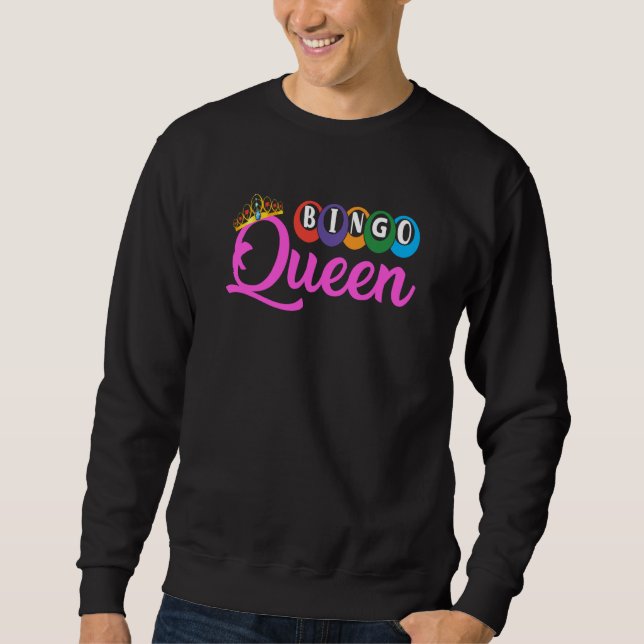 Sweatshirt Bingo Queen Come On Caller Make Me Holler Bingo (Devant)