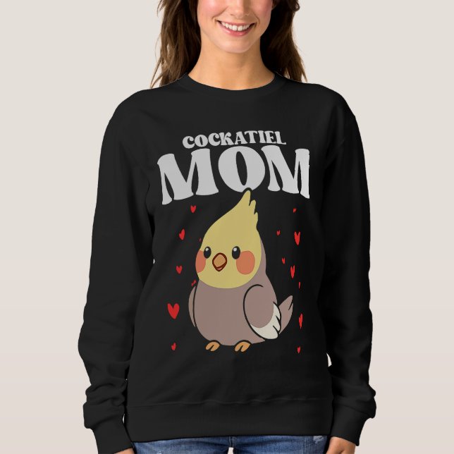 Sweatshirt Bird Mom Cockatiels Birding Bird Watching Mother B (Devant)
