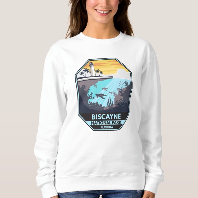 Sweatshirt Biscayne National Park Florida Emblem (Devant)