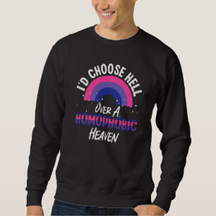 Sweatshirt Bisexual Bi Pride Drapeau Bible Faith Christian Ra